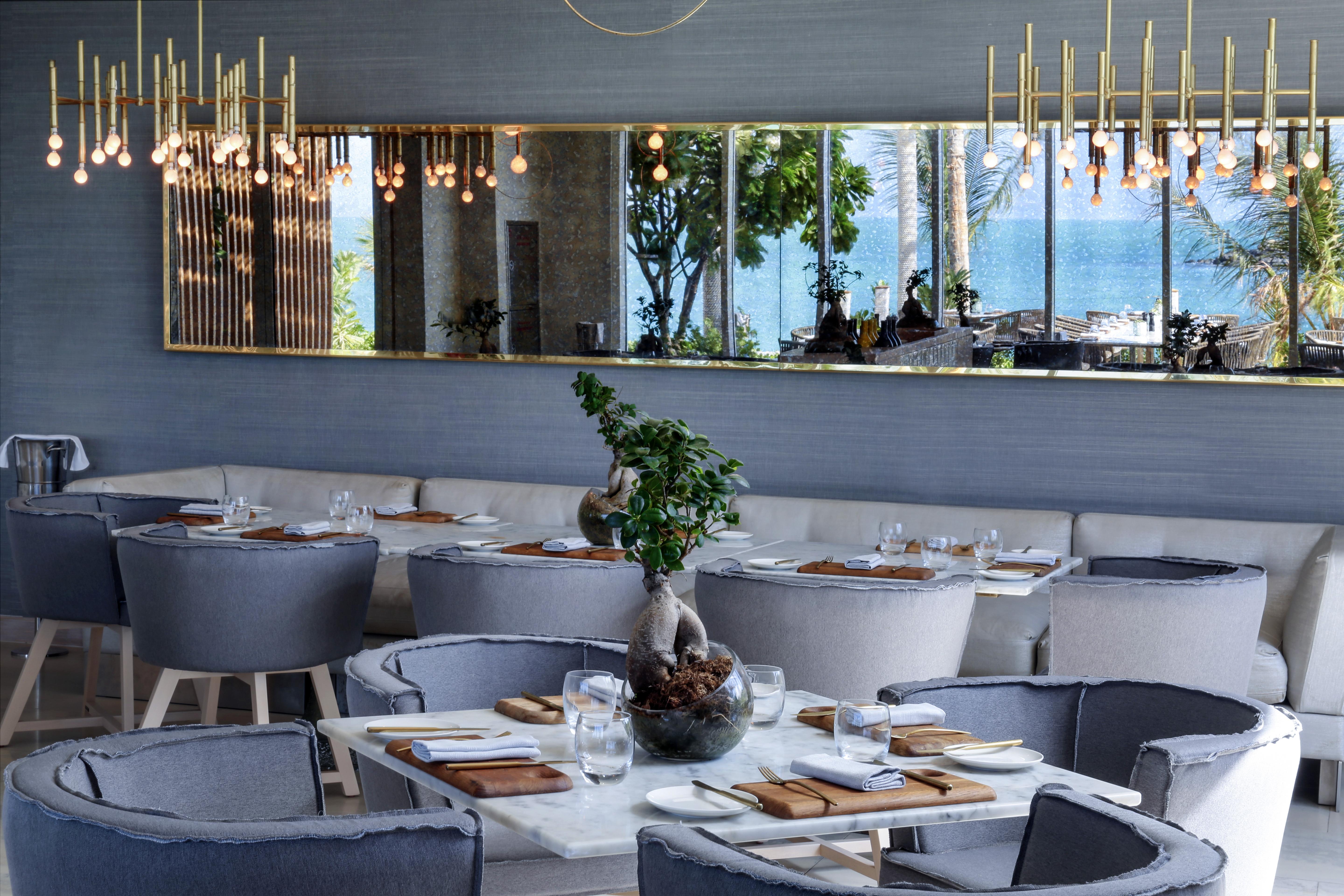 Nurai Island, Saadiyat Hotel Abu Dzabi Kültér fotó Restaurant interior