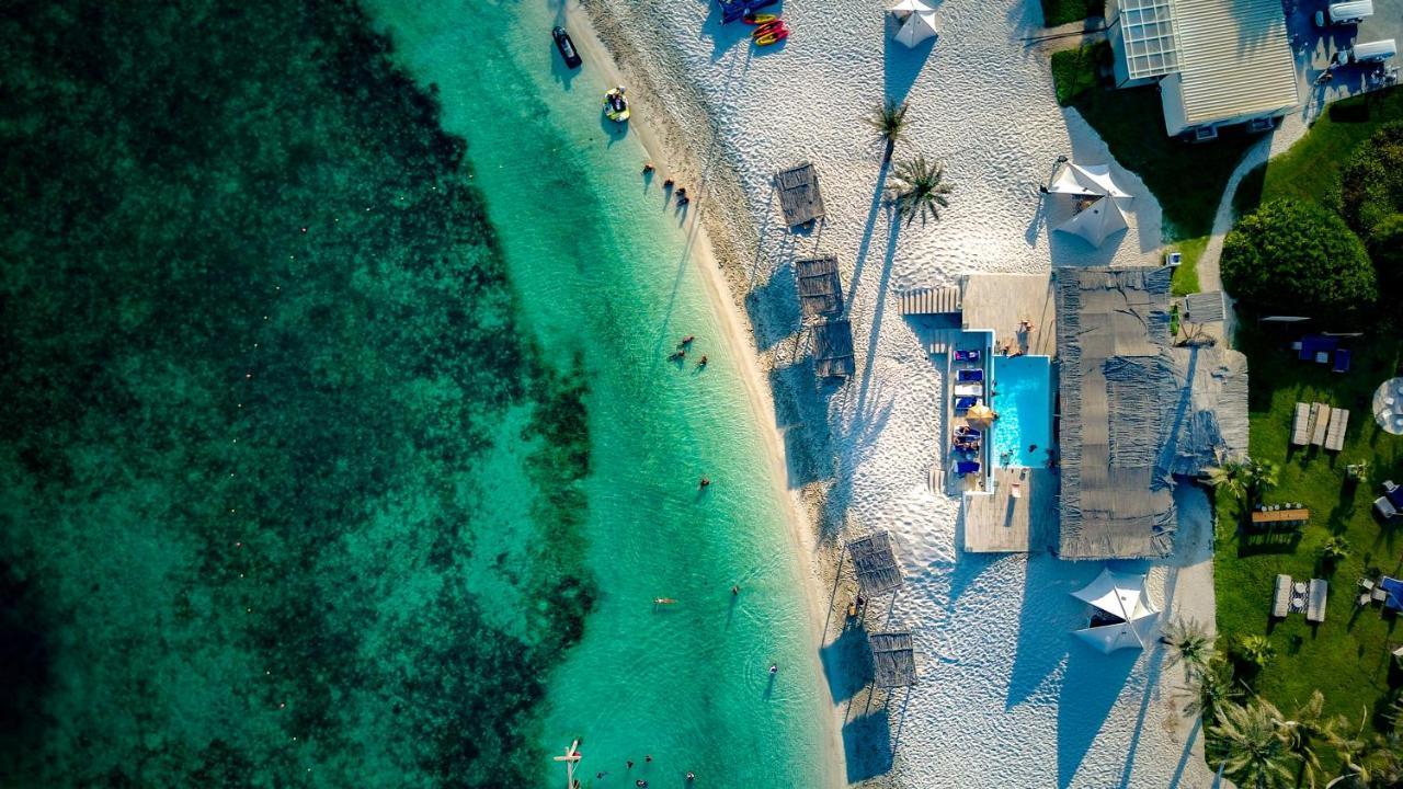 Nurai Island, Saadiyat Hotel Abu Dzabi Kültér fotó Aerial view of the beach