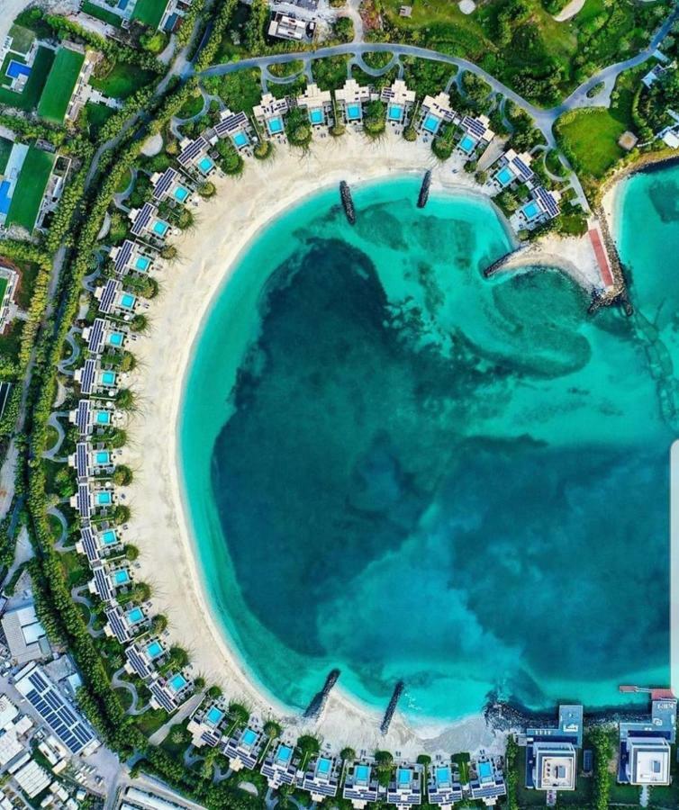 Nurai Island, Saadiyat Hotel Abu Dzabi Kültér fotó Aerial view of the resort